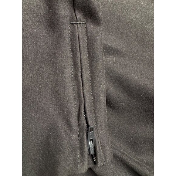 Christopher Bank Cropped Black Pants Size 12 Zipper Pockets Polyester NWT - Picture 5 of 11